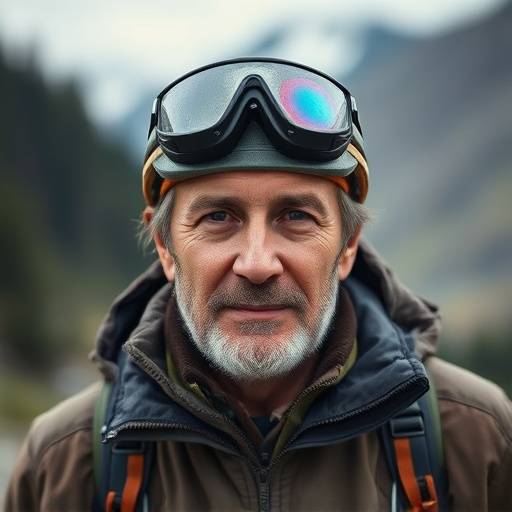 Portrait of Mikhail Volkov, a wilderness guide
