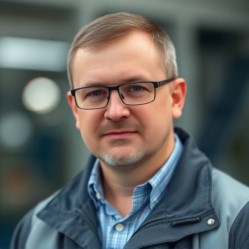 Portrait of Sergei Kuznetsov, a safety and first aid expert